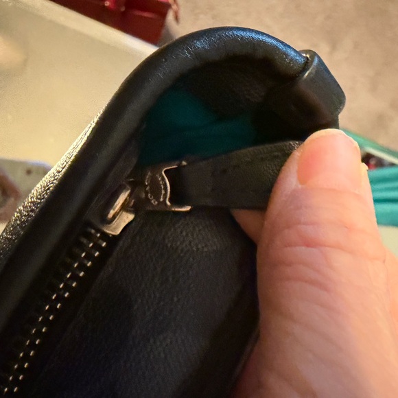 Project Coach Black and Blue Patterned Tote *project bag* - Picture 16 of 16